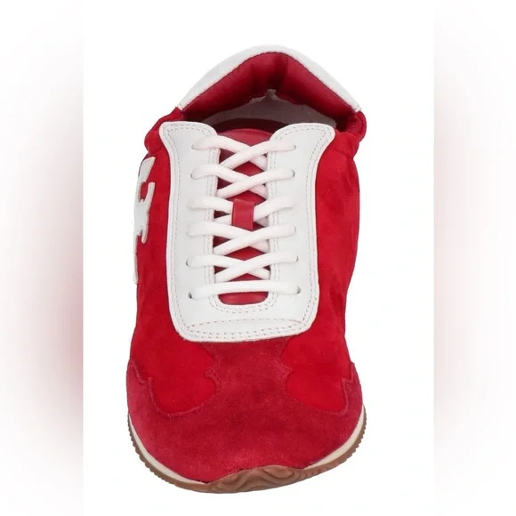 Tory Burch Red Suede Women’s Sneakers - Picture 4 of 7